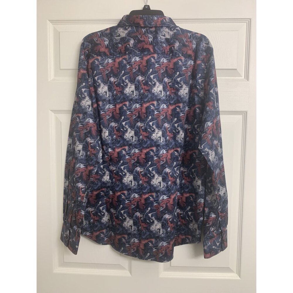 NWT Robert Graham Casella XL Tailored Fit Retro Shirt - Picture 3 of 8